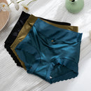 Calcinhas antibacterianas de seda gelada premium com absorção de umidade