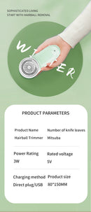 Brush Blade - Removedor de fiapos elétricos - Super portátil